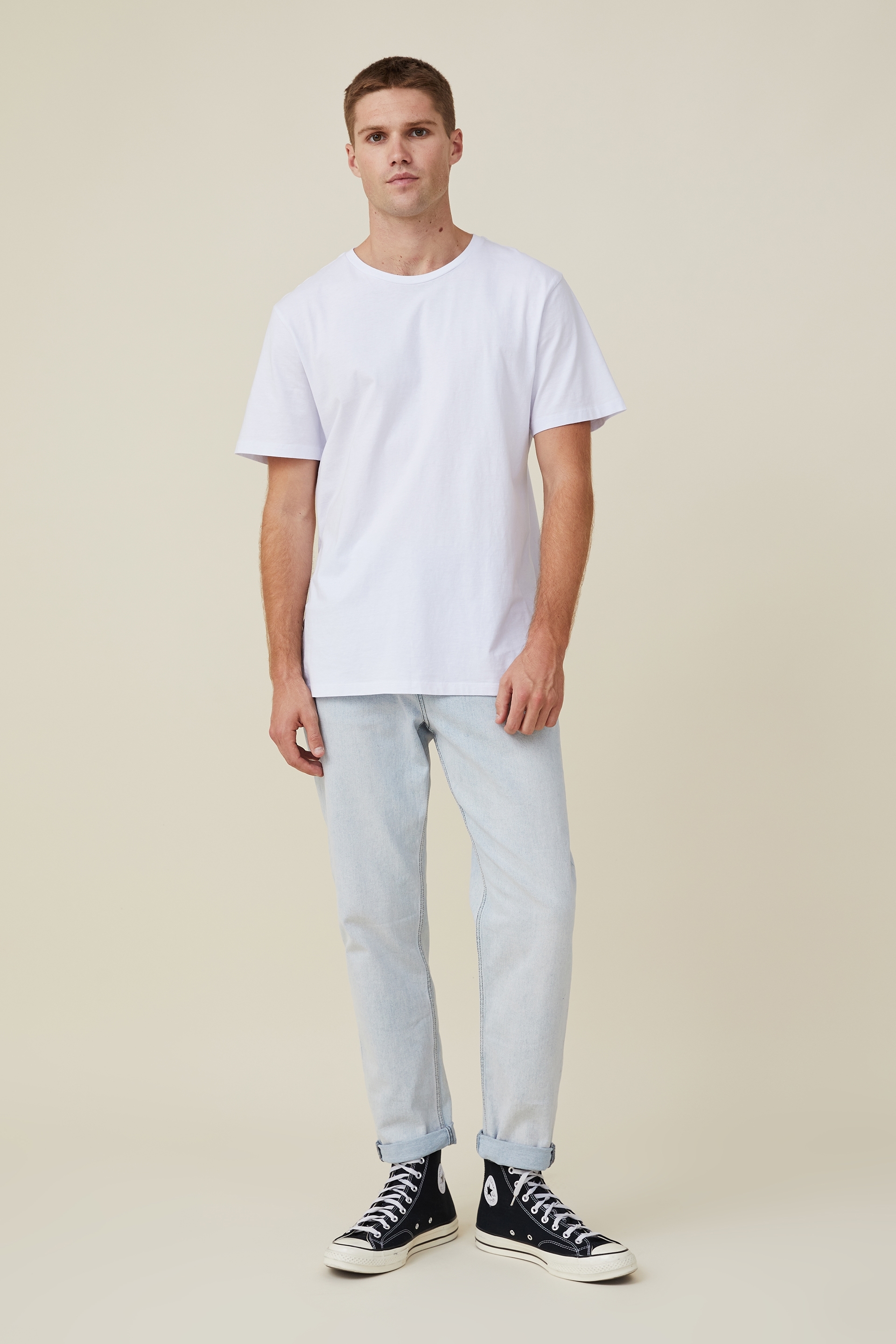 Cotton On Men - Relaxed Tapered Jean - Bleach blue