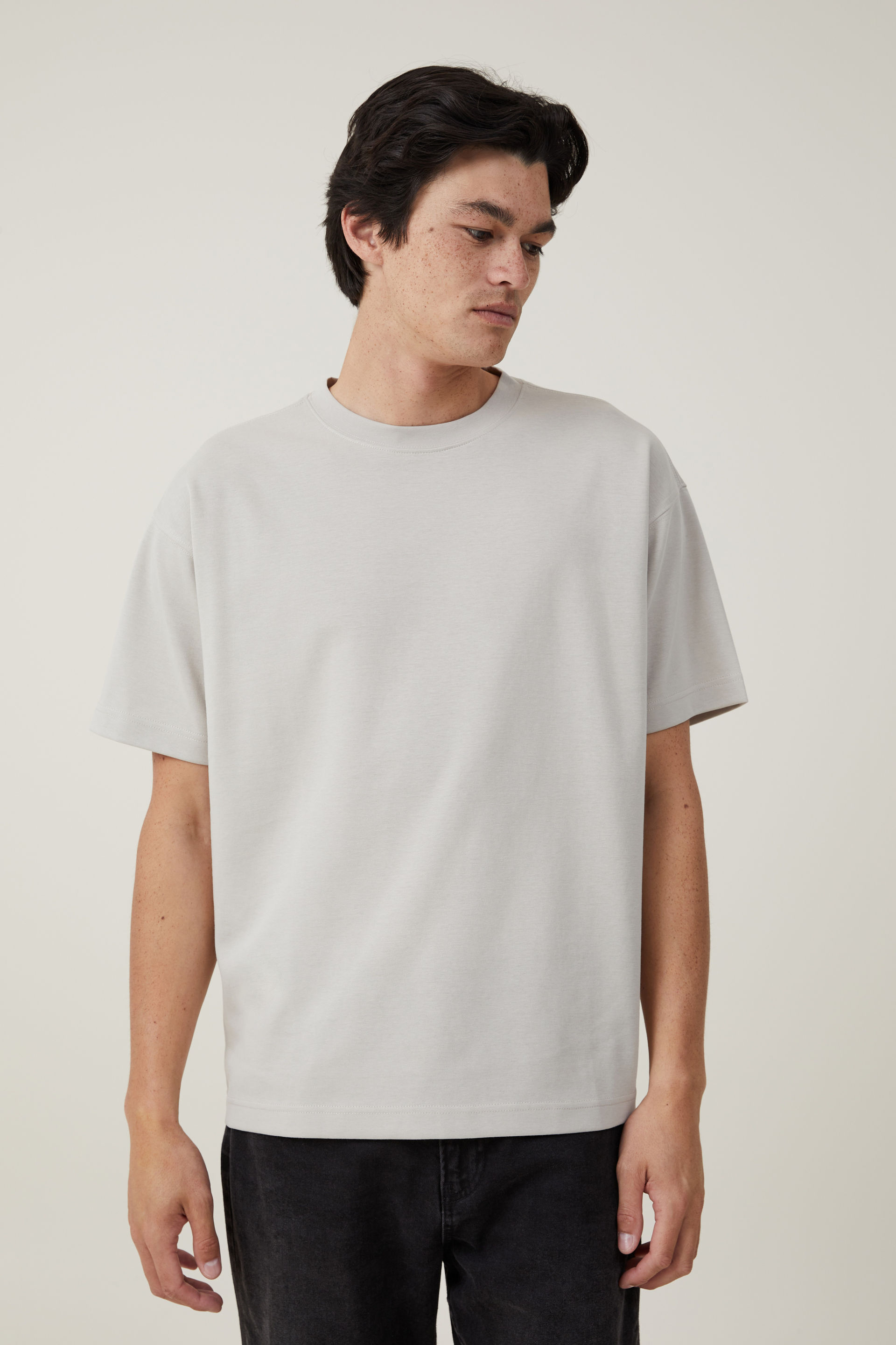 Cotton On Men - Hyperweave T-Shirt - Smoke