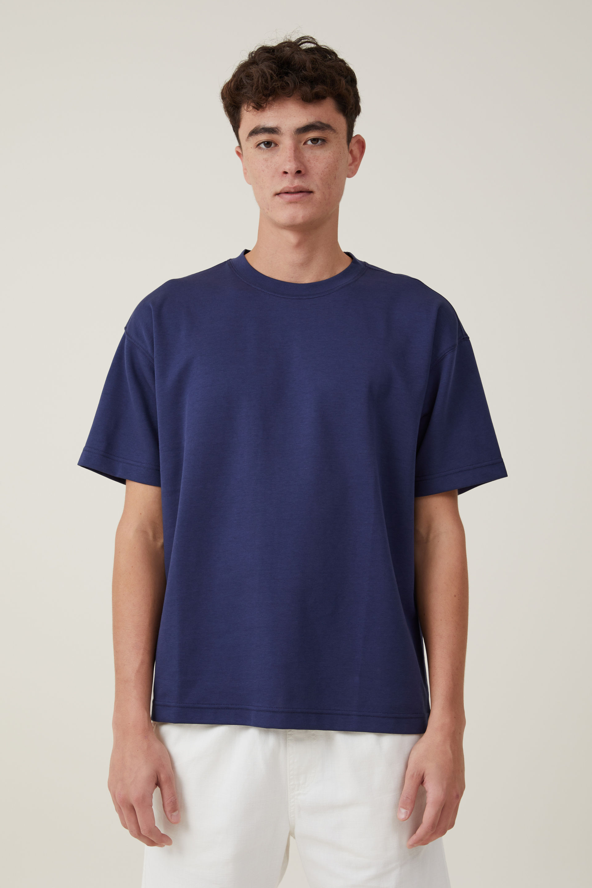 Cotton On Men - Hyperweave T-Shirt - Indigo