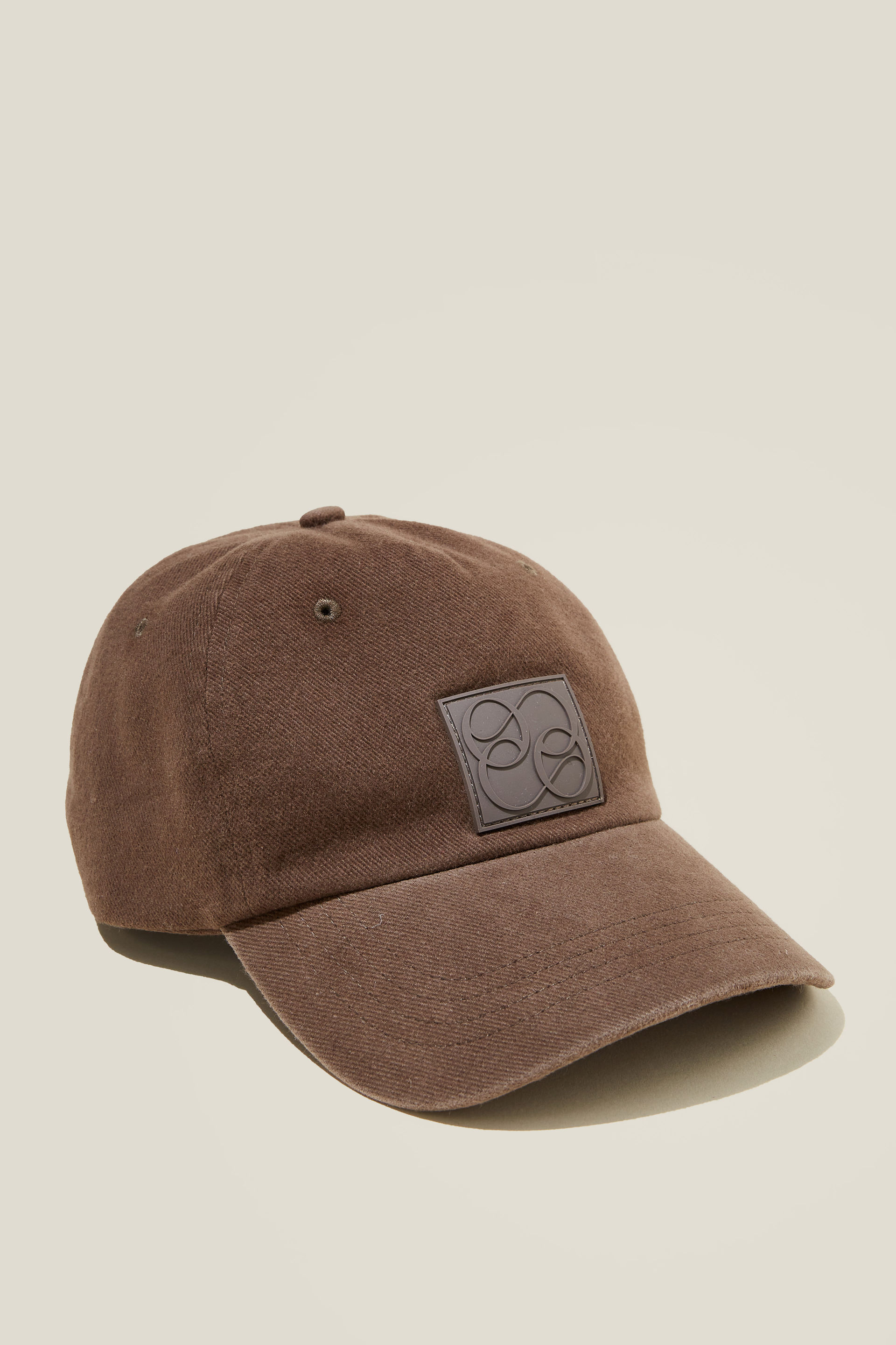 Rubi - Classic Monogram Patch Cap - Co logo patch/charcoal