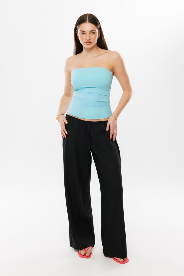 Sleek Longline Boob Tube & Marley Low Rise Linen Pant Bundle, 