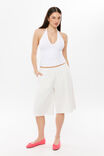 Sleek Brooke Halter Top & Yuri Longline Sweat Short Bundle,  - example image 2