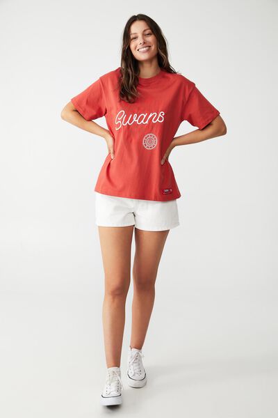 Afl Womens Embroidered Script Tee, SYDNEY
