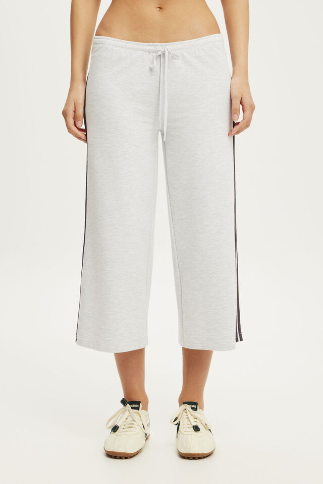 Sculpt Fleece Culotte, CLOUDY GREY MARLE