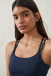 Strappy Sports Crop, OCEANIC NAVY - alternate image 2