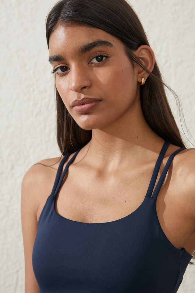 Strappy Sports Crop, OCEANIC NAVY