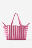 Stripe Carry All Tote, SUNDRIED ROSE STRIPE - example image 1