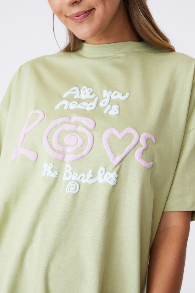Camiseta - 90S T-Shirt Nightie, LCN APP/THE BEATLES ALL YOU NEED IS LOVE