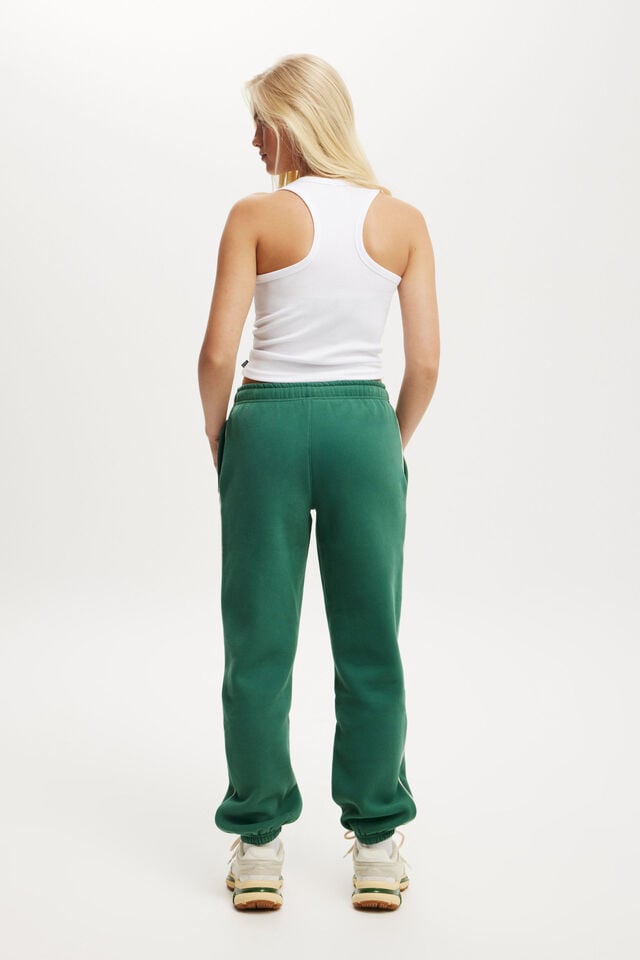 Plush Essential Gym Sweatpant, SPORTY GREEN/WELLNESS CLUB