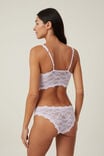Stretch Lace Cheeky Brief, LILAC BREEZE - alternate image 3