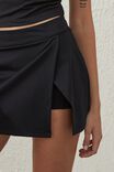 Smoothing Side Split Skirt, BLACK - alternate image 2