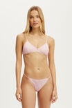 Cotton Pointelle G String Brief, POINTE PINK - example image 4