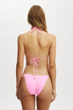 Fixed Tie Side Cheeky Bikini Bottom, PINK SORBET - alternate image 3