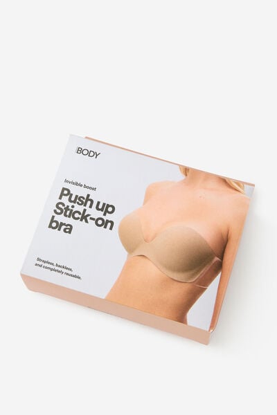 Stick  Em Up Higher Push-Up Bra, MAPLE SUGAR