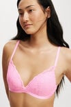 Everyday Lace Fixed Cup Wirefree Bra, PINK HEAVEN - alternate image 2