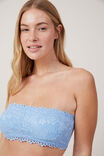Butterfly Lace Padded Bandeau, DREAM CLOUD - alternate image 2