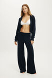 Hooded Zip Up Knit Cardi, MOON TIDE - example image 4