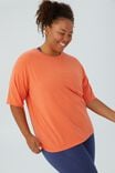 Curve Active Boyfriend Tee, ORANGE QUARTZ - alternate image 1