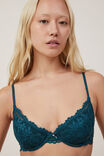 Butterfly Lace Lightly Lined Bra, ENCHANTED FOREST - alternate image 2