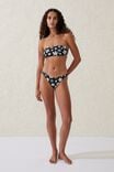 High Side Brazilian Seam Bikini Bottom, BELLA FLORAL MONO - alternate image 1