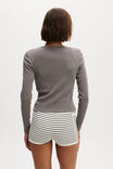 Active Core Rib Longsleeve, WASHED DESERT GREY - alternate image 3