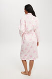 Luxe Terry Robe Personalised, MISSY BOWS/TENDER TOUCH PINK - alternate image 3