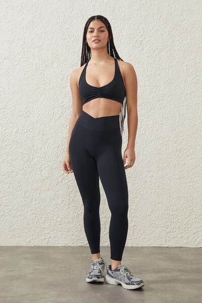 Ultra Luxe Crossover 7/8 Tight, BLACK