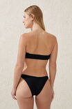 Bandeau Bikini Top, BLACK CRINKLE - alternate image 3