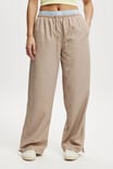 Woven Active Tie Up Pant, WHITE PEPPER - alternate image 2