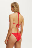 Scoop Neck Halter Bikini Top, HEAT WAVE RED TERRY - example image 3