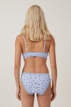 Organic Cotton Lace Bikini Brief, LEXI STRAWBERRY BLUE POINTELLE - alternate image 3