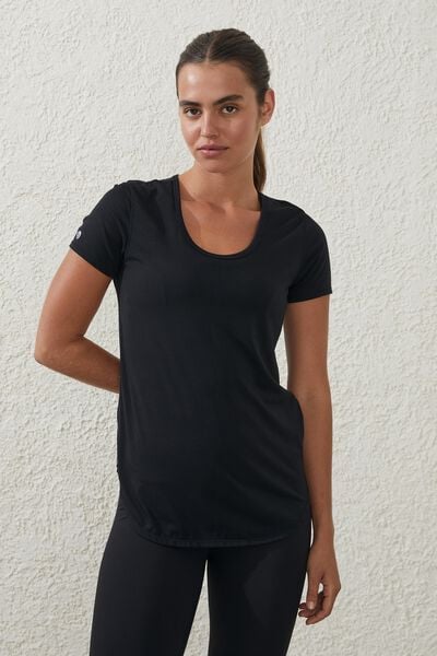 Camiseta - Gym T Shirt, BLACK