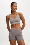 Seamless Pocket Shortie Short, DESERT GREY - alternate image 4