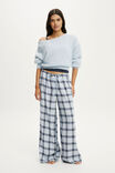 Fluffy Off The Shoulder Knit, VIOLET BLUE - example image 4