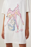 Bambi 90S Graphic T-Shirt Nightie, LCN DIS / BAMBI AND THUMPER - alternate image 2