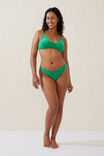 Scoop Tri Bikini Top, CACTUS GREEN TERRY - alternate image 4