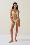 Balconette Bra Bikini Top, MISTY CLOUD METALLIC - alternate image 4