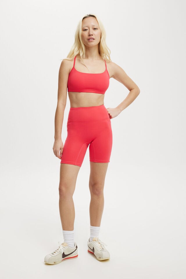 Workout Yoga Crop, FRENCHIE RED