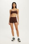 Ultra Soft Spliced Crop, CHESTNUT - example image 4