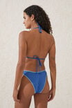 Slider Triangle Bikini Top, SPRING BLUE/BLANKET STITCH - alternate image 3