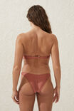 High Side Brazilian Seam Bikini Bottom, ROSE DUST SHIMMER - alternate image 3