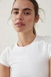 Ultra Soft Fitted Tshirt, COCONUT MILK - alternate image 2