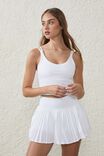 Ultimate Tennis Skirt, WHITE - alternate image 1