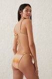 Fixed Tie Side Cheeky Bikini Bottom, SIERRA OMBRE SUNRISE METALLIC - alternate image 3