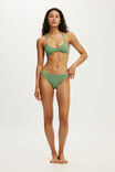 Halter Balconette Bikini Top, FROSTED JADE WAFFLE - example image 4