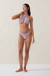 Refined High Side Brazilian Bikini Bottom, SIERRA OMBRE SUNSET METALLIC - alternate image 1