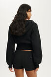 Sculpt Fleece Mini Short, BLACK - example image 3
