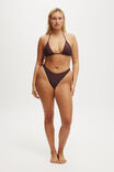 Slider Triangle Bikini Top, WILLOW BROWN SHIMMER - example image 4