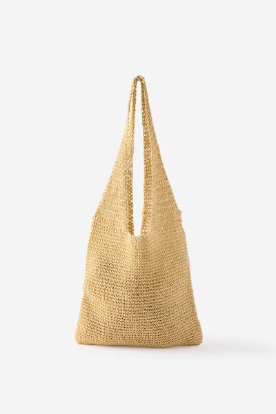 Palma Straw Bag, NATURAL