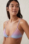 Micro Slider Triangle Bikini Top, SIERRA OMBRE SUNSET METALLIC - alternate image 2